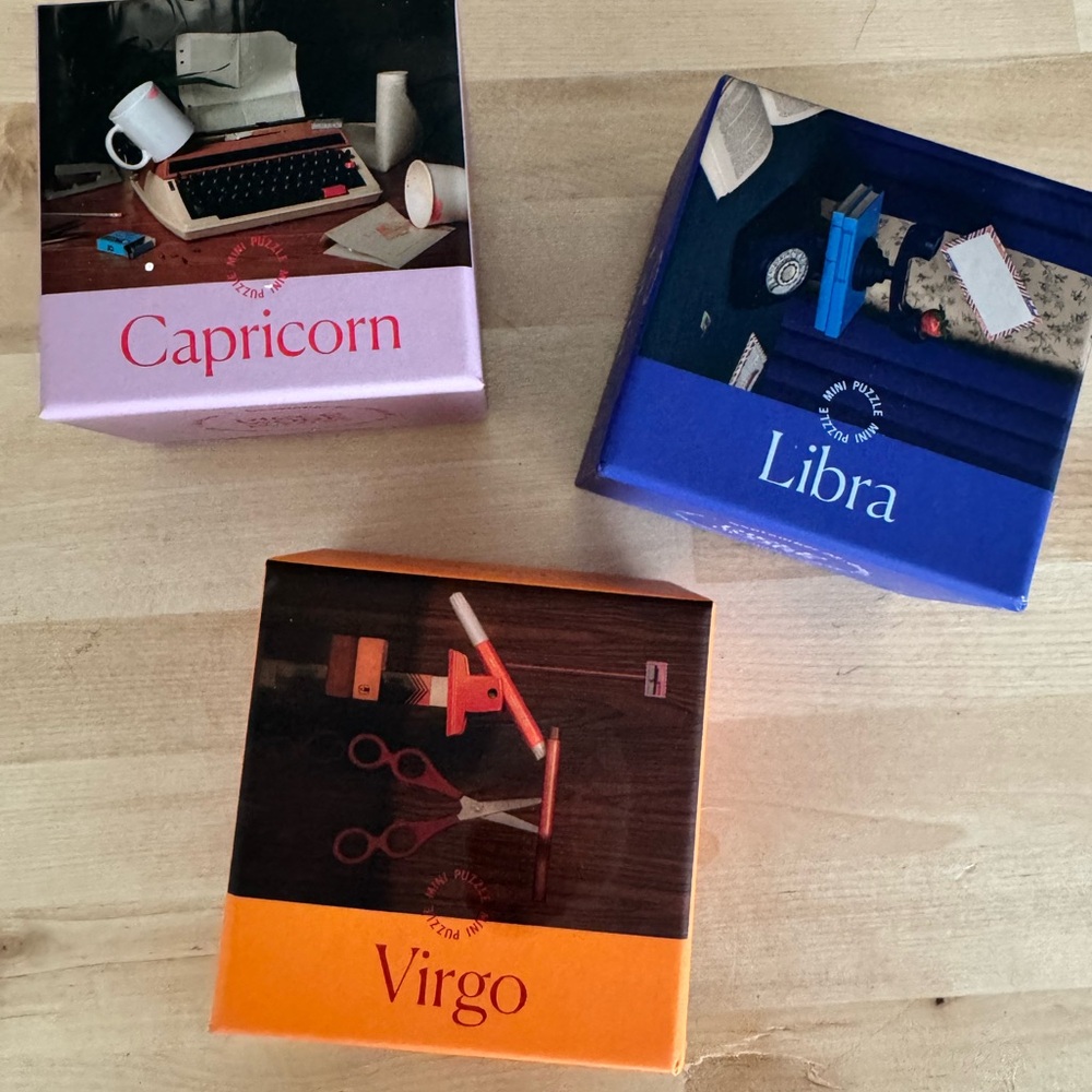 Piecework Puzzle Astrological Sign Mini Puzzles (3)